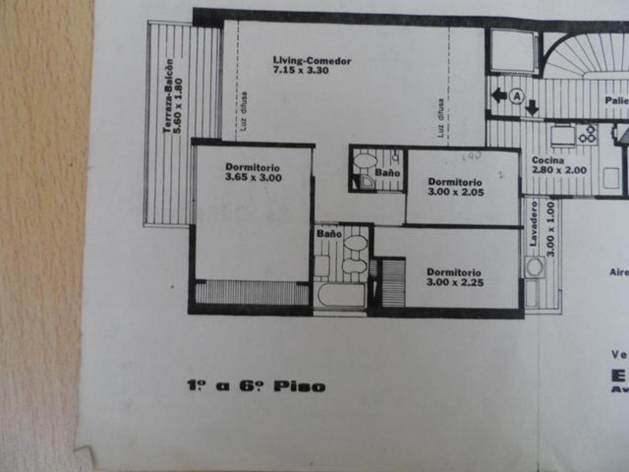 Palermo, Semipiso. 4 Amb. Piso 1,  81 mt2. frente. Mansilla y Araoz