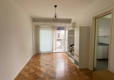 Palermo, 1 ambiente, FRENTE. Muy luminoso, con balcon, zona Sanatorio Guemes, Universidad UTN, Palermo